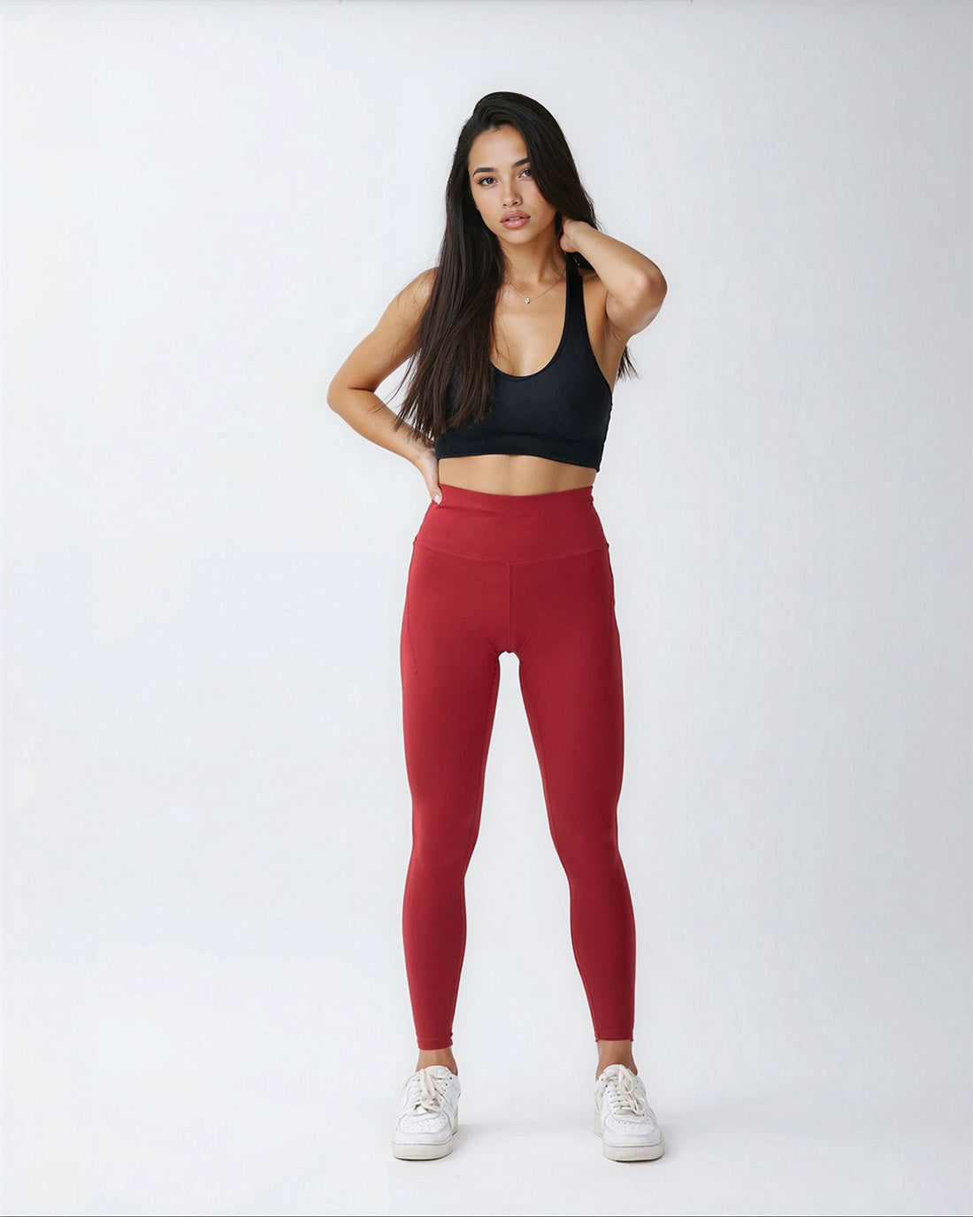 Aero Leggings with pockets Merlot