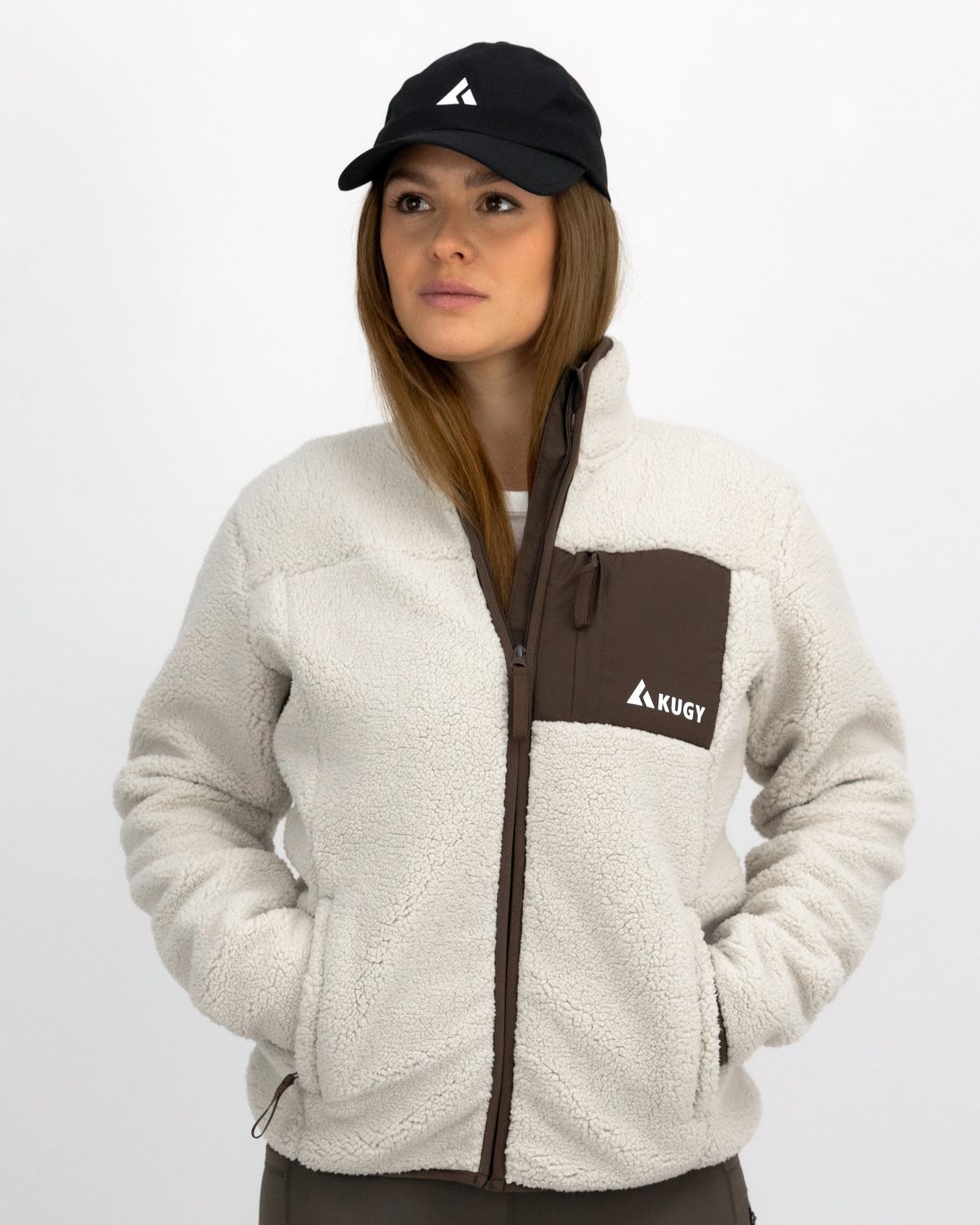 Women Sherpa Fleece Alpine Brown