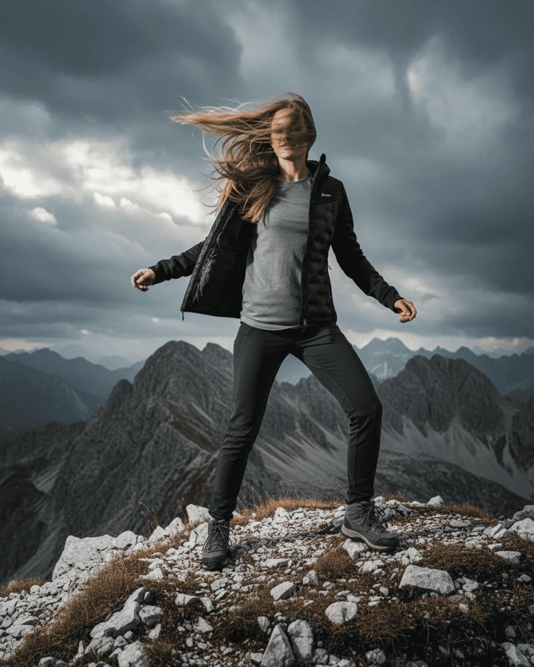 Women Primaloft Jacket Liora Black