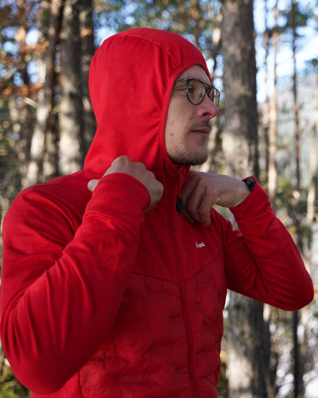 Men Primaloft Jacket Orion Red