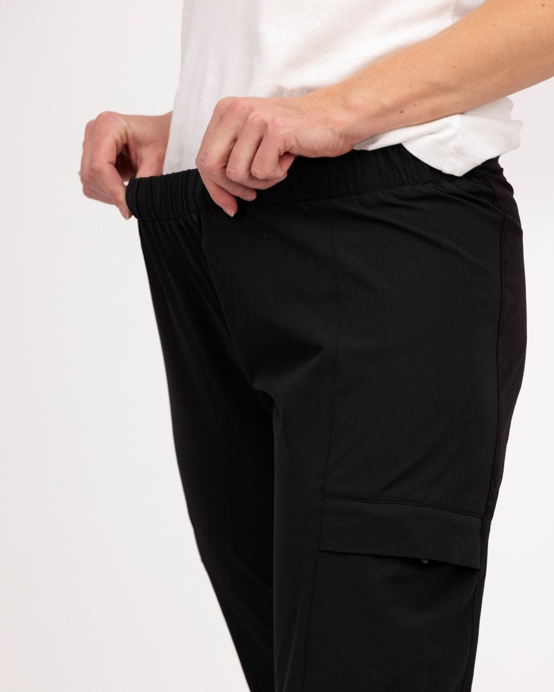 Women Hiking Trousers Trek Black