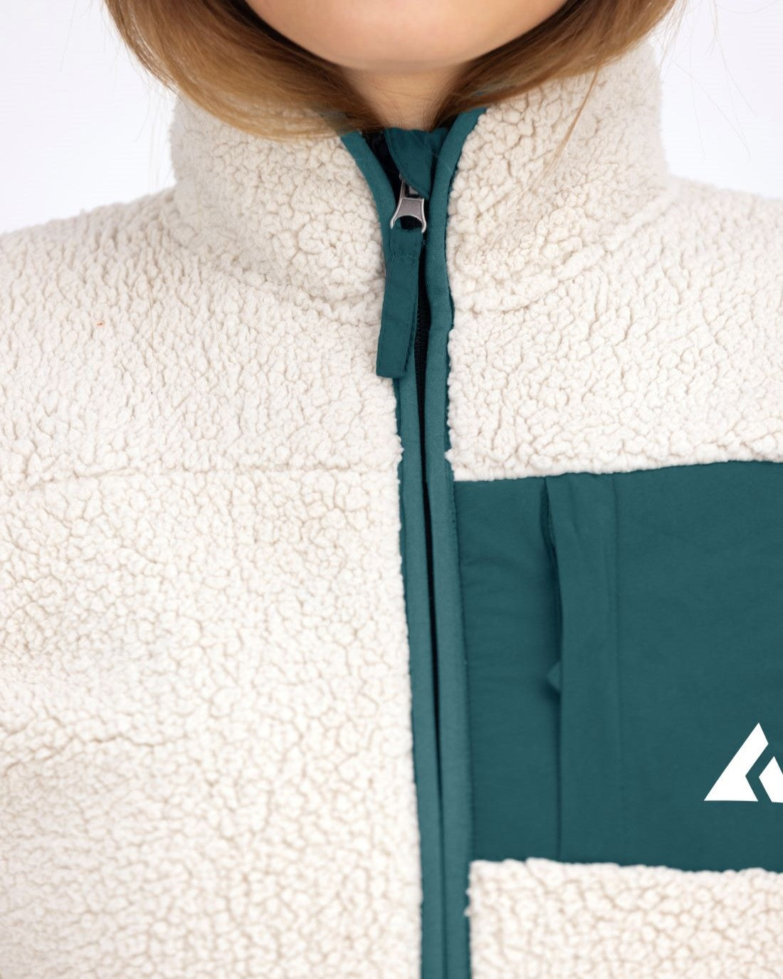 Women Sherpa Fleece Alpine Green